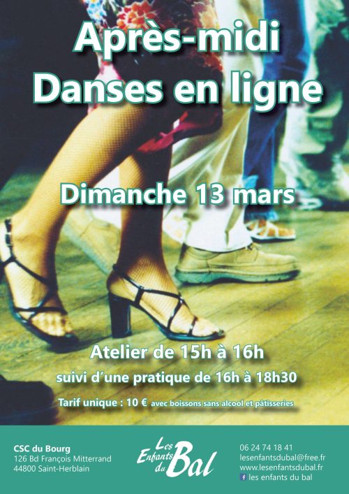 Apres midi danses en ligne
