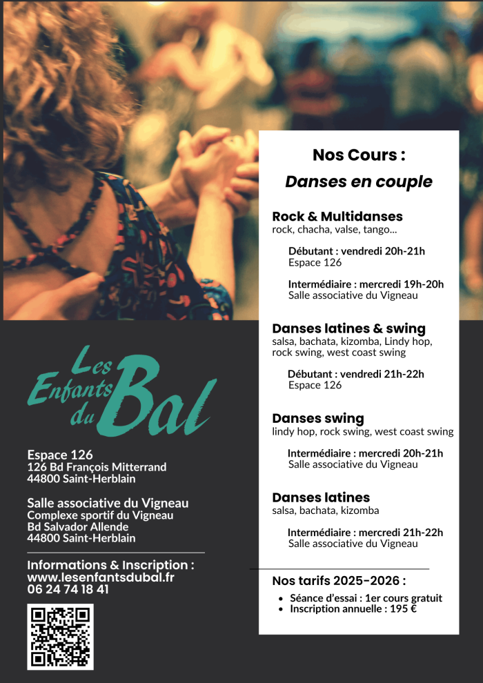 Cours de danses en couple Cours de danses en couple
